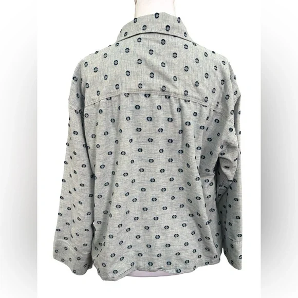 LOFT V-Neck Pocket Popover - Picture 5 of 10